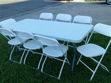6ft Rectanglular Tables Cost: $7.00